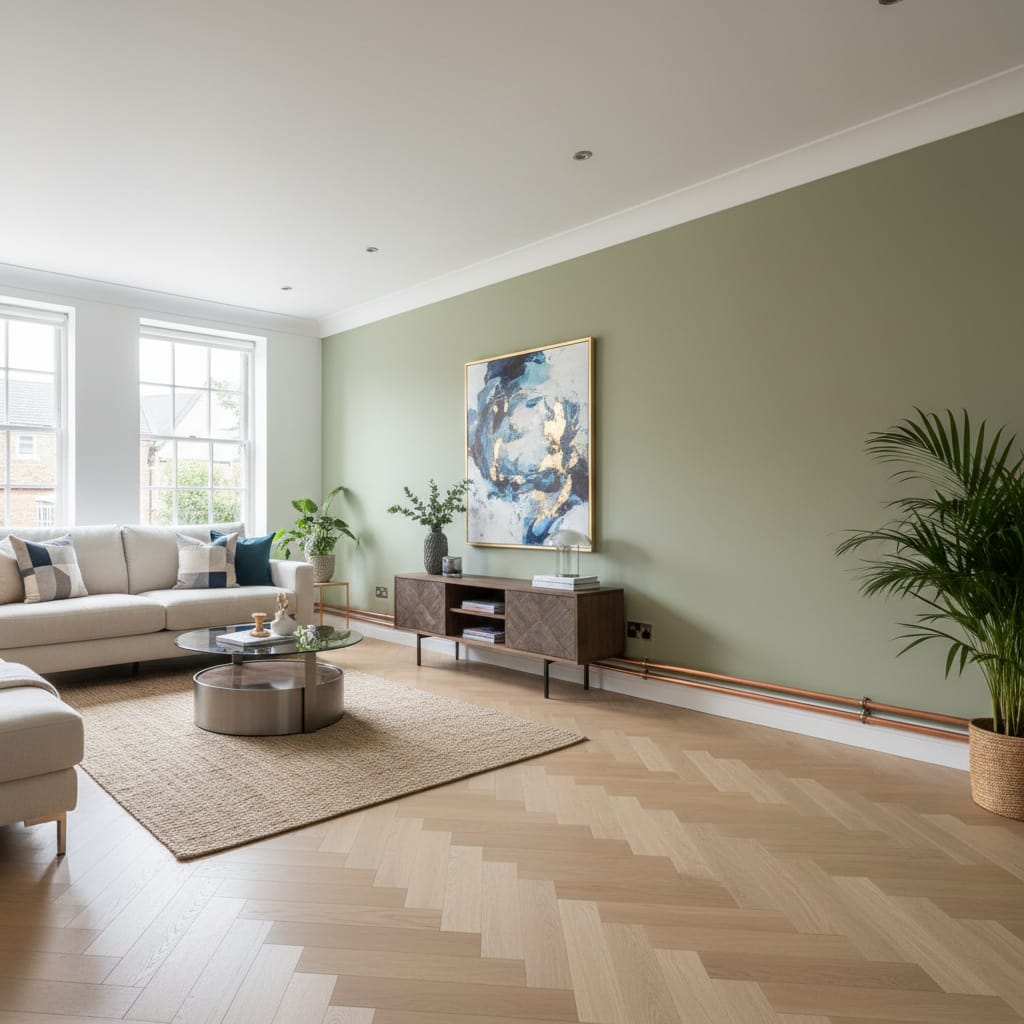 Interior modern cu finisaje impecabile